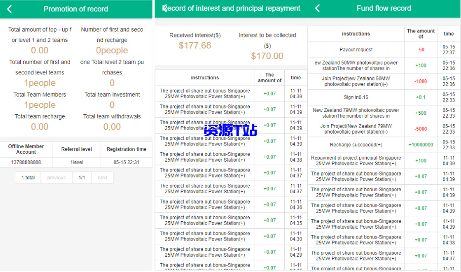 图片[3]-光伏新能源4语言电站投资理财源码 发电站投资项目 国家电投资本控股 投资理财app源码开发 - 资源T站-资源T站