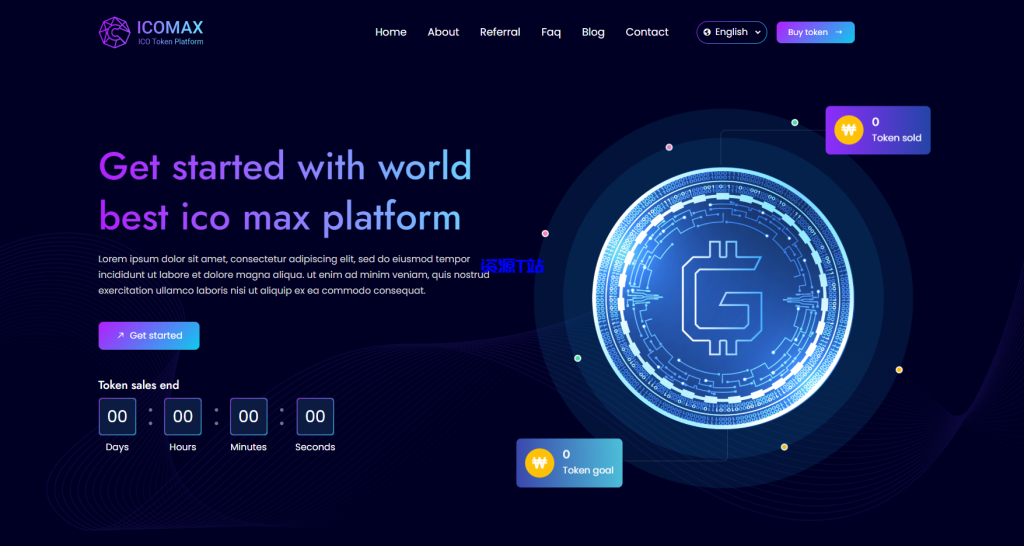 图片[1]-区块链虚拟币代币销售拍卖平台 - 资源T站-资源T站