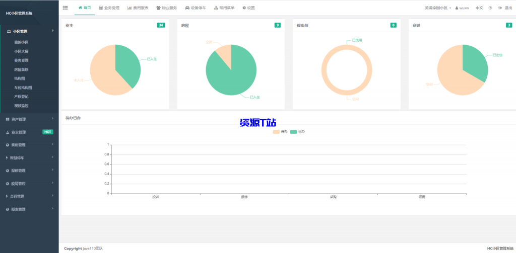 图片[7]-Java大型智慧物业管理系统源码物业办业主版物联网对接-全开源 - 资源T站-资源T站