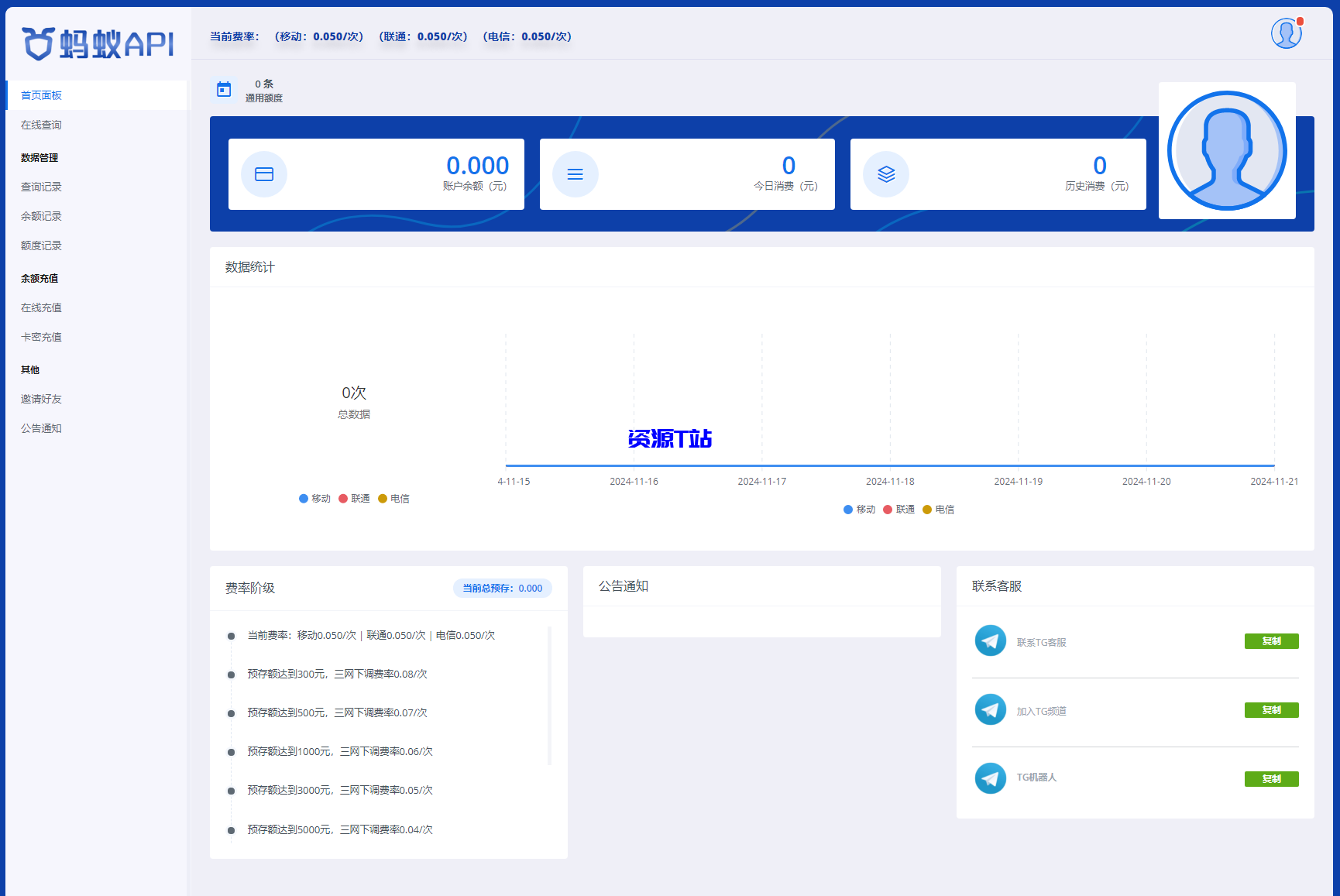 全新三网话费余额查询API系统源码 Thinkphp全开源