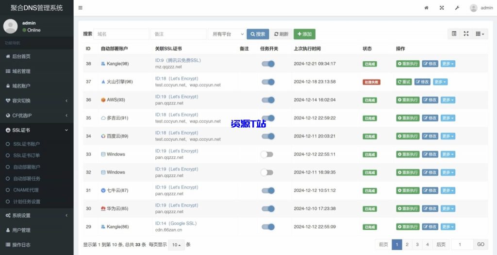 图片[5]-聚合DNS已更新SSL证书自动申请与部署功能 - 资源T站-资源T站