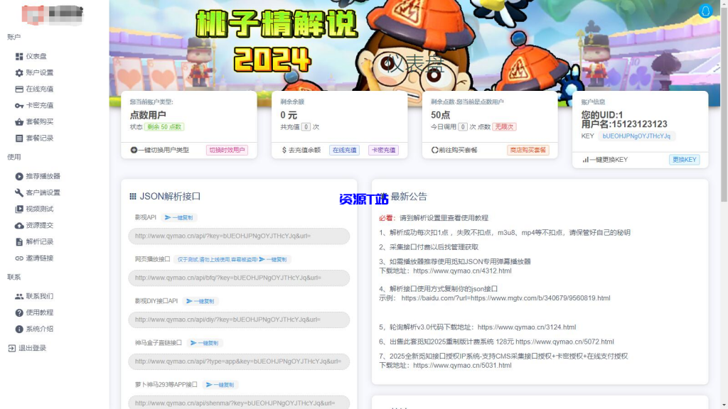 图片[2]-觅知2025蛇年重制扶风解析计费系统全新UI - 资源T站-资源T站