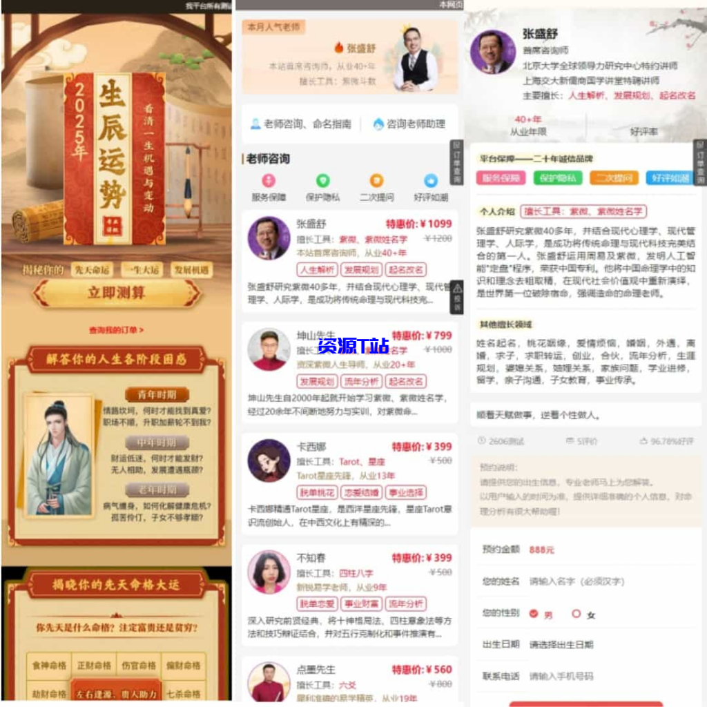 图片[2]-2025新版蛇年测算系统源码 - 资源T站-资源T站