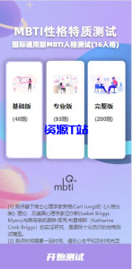 【运营级】MBTI十六型人格职业性格测试源码完整版(亲测+安装视频教程)-资源T站