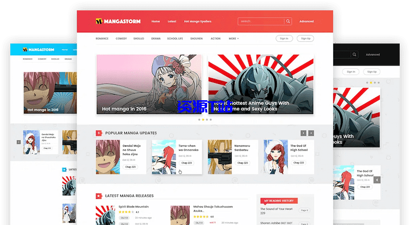 Madara 2.2.2.1主题源码 | 响应式WordPress漫画小说主题模板 - 资源T站-资源T站