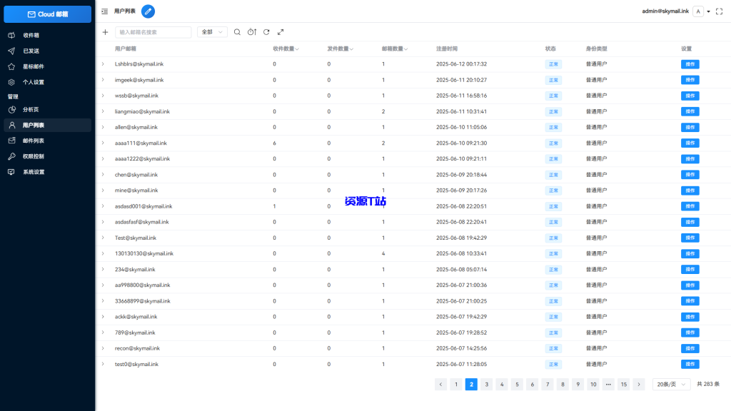 图片[2]-Email邮箱服务系统源码 支持邮件TG转发 - 资源T站-资源T站
