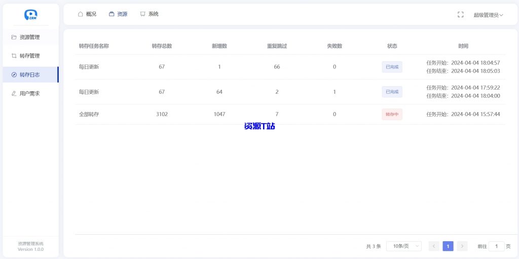图片[4]-多盘资源搜索转存系统源码v3.6 全开源版 - 资源T站-资源T站